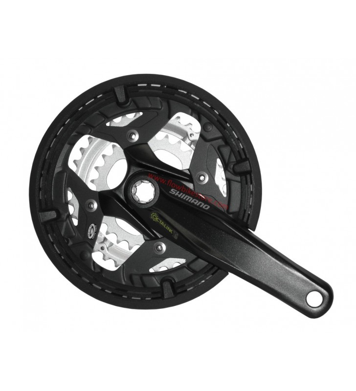 Bielas Shimano Alivio 48 36 26 170mm negro Cuadradillo 9v